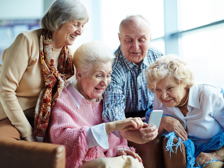 Older adults supported by calm daily routines